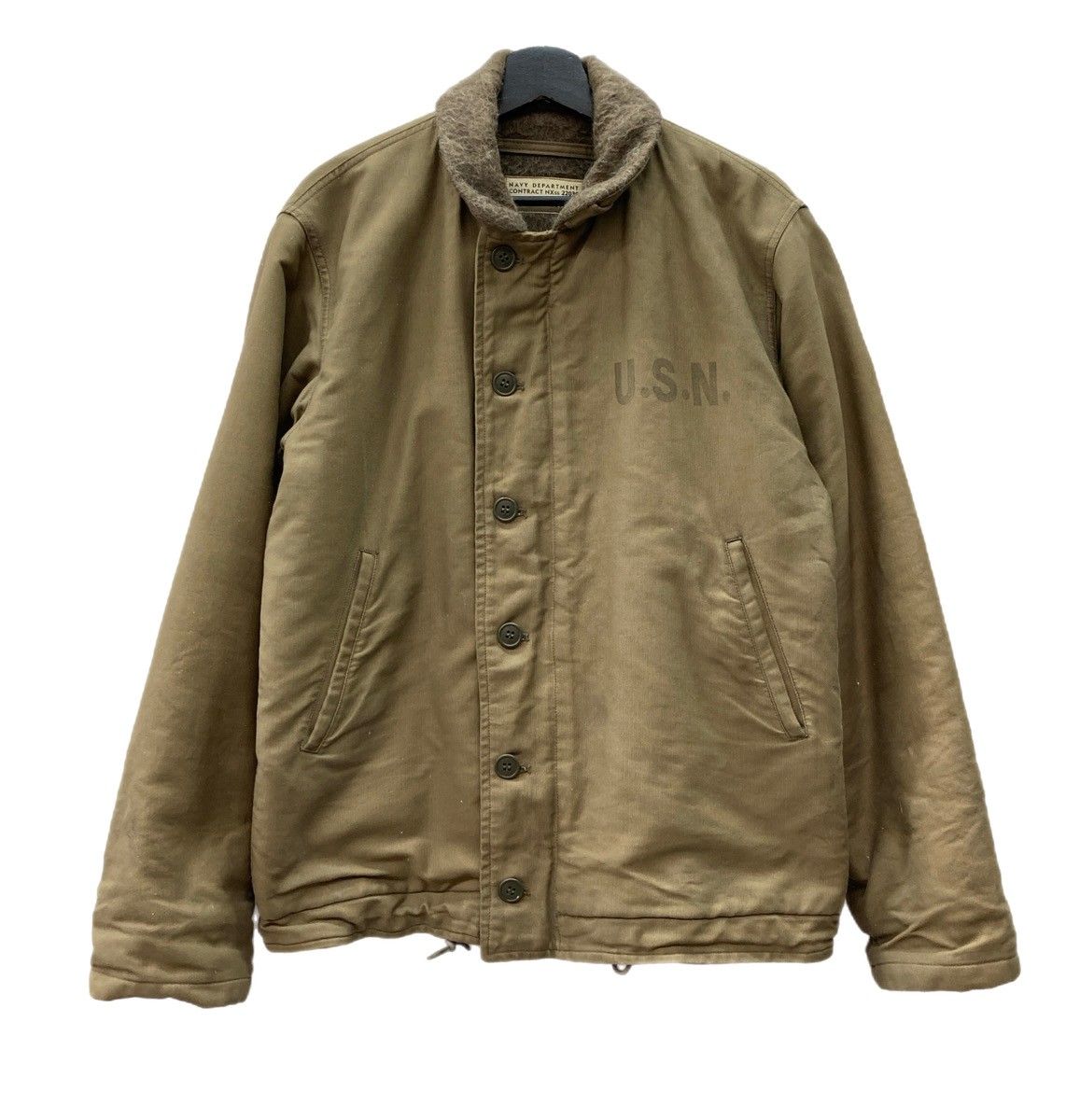 バズリクソンズ BUZZ RICKSON'S N-1 デッキジャケット NAVY DEPARTMENT