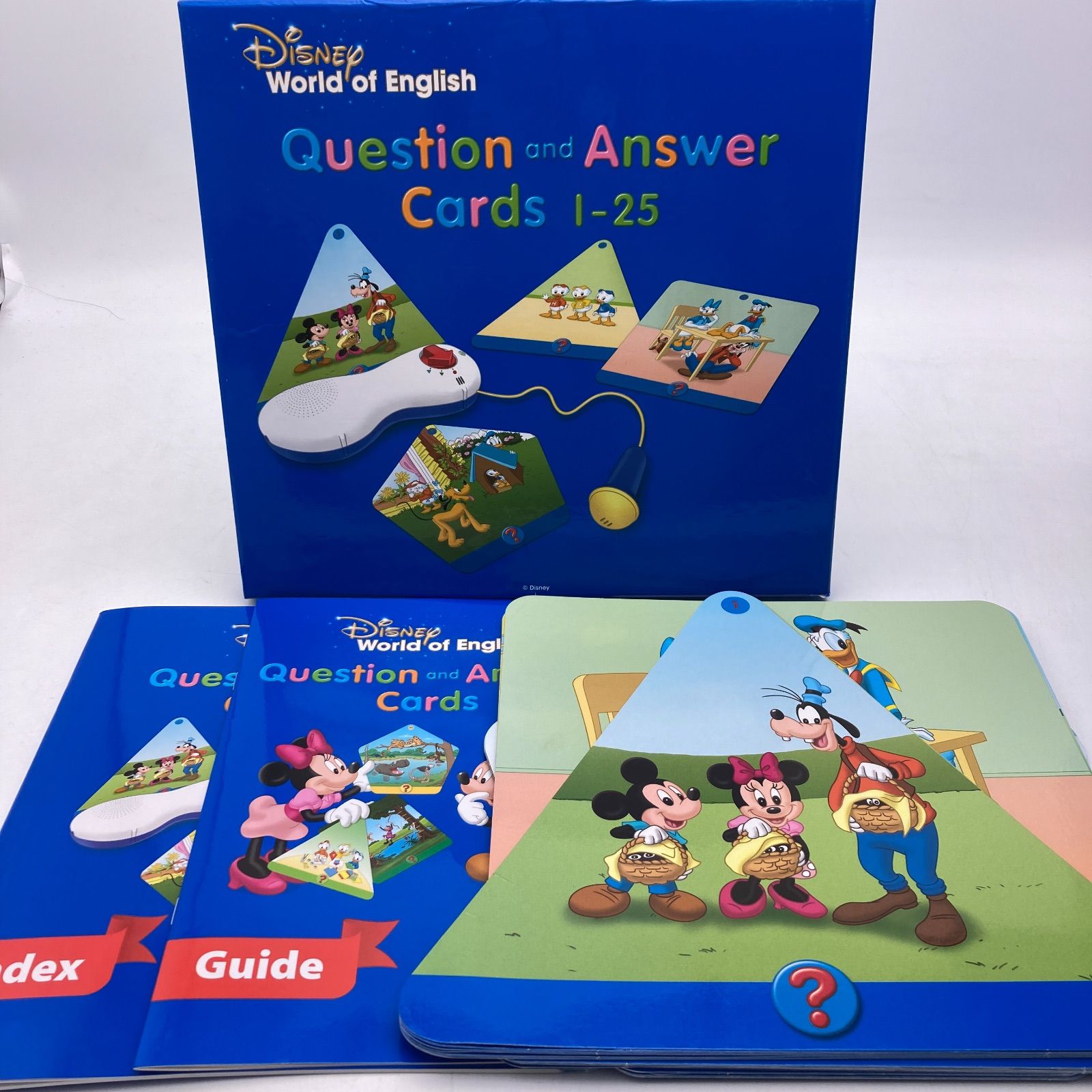 トークアロング Q＆Aカード レッツプレイ ディズニー英語システム DWE