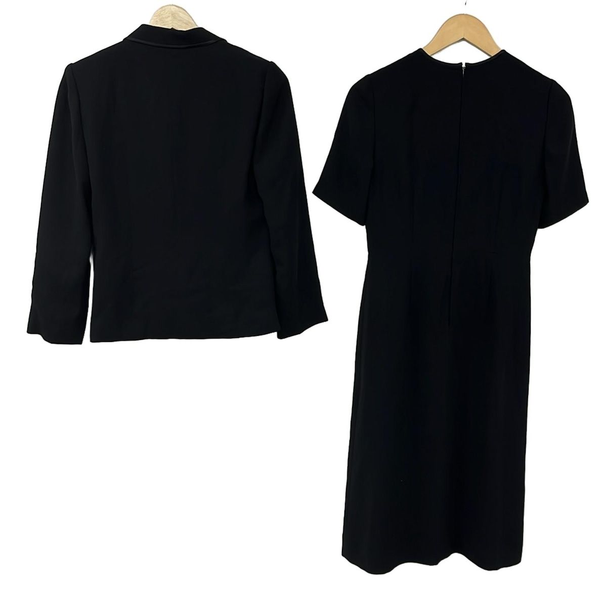 Tokyo Soir トウキョウソワール ワンピーススーツ レディース - 黒 プリーツ