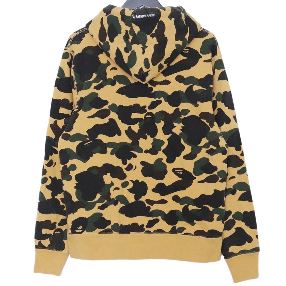 A BATHING APE 1STカモカレッジ プルオーバー パーカー Lサイズ 