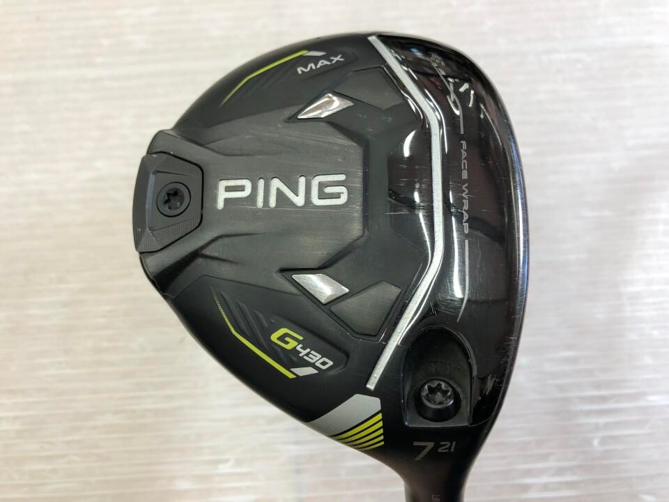 ピン G 430 MAX 21度 ALTA J CB BLACK Rフレックス フェアウェイウッド 最短