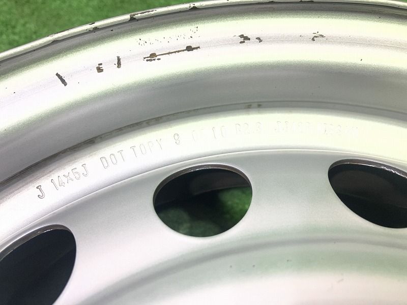 日産 NISSAN AD VZNY 12 ホイール スチール シルバー 14インチ 5 J 4穴 4本 100 40300 JJ 40 B 14インチ ホイール タイヤ ホイール