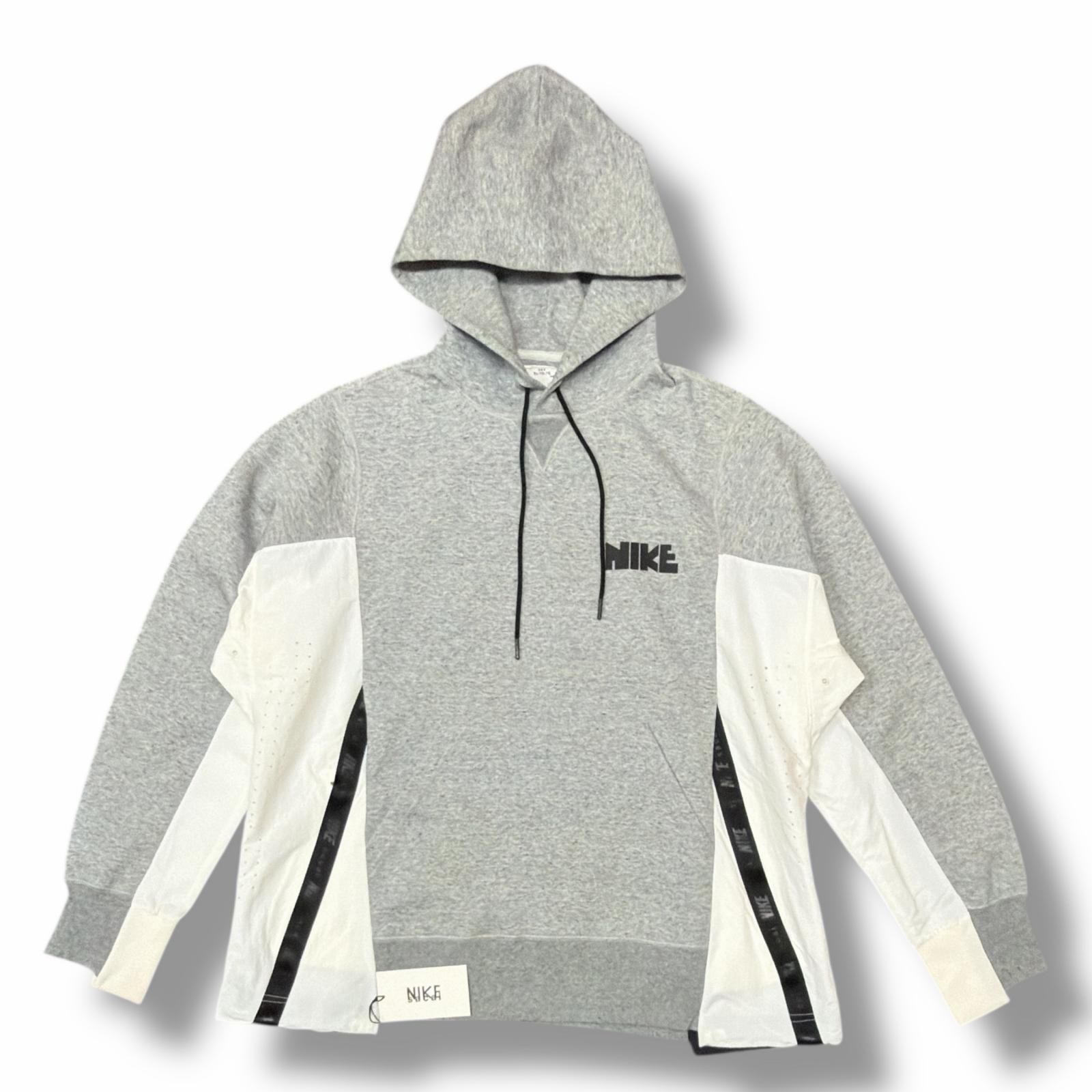 Sacai × NIKE 20AW NRG HOODIE ドッキングパーカー フーディー サカイ