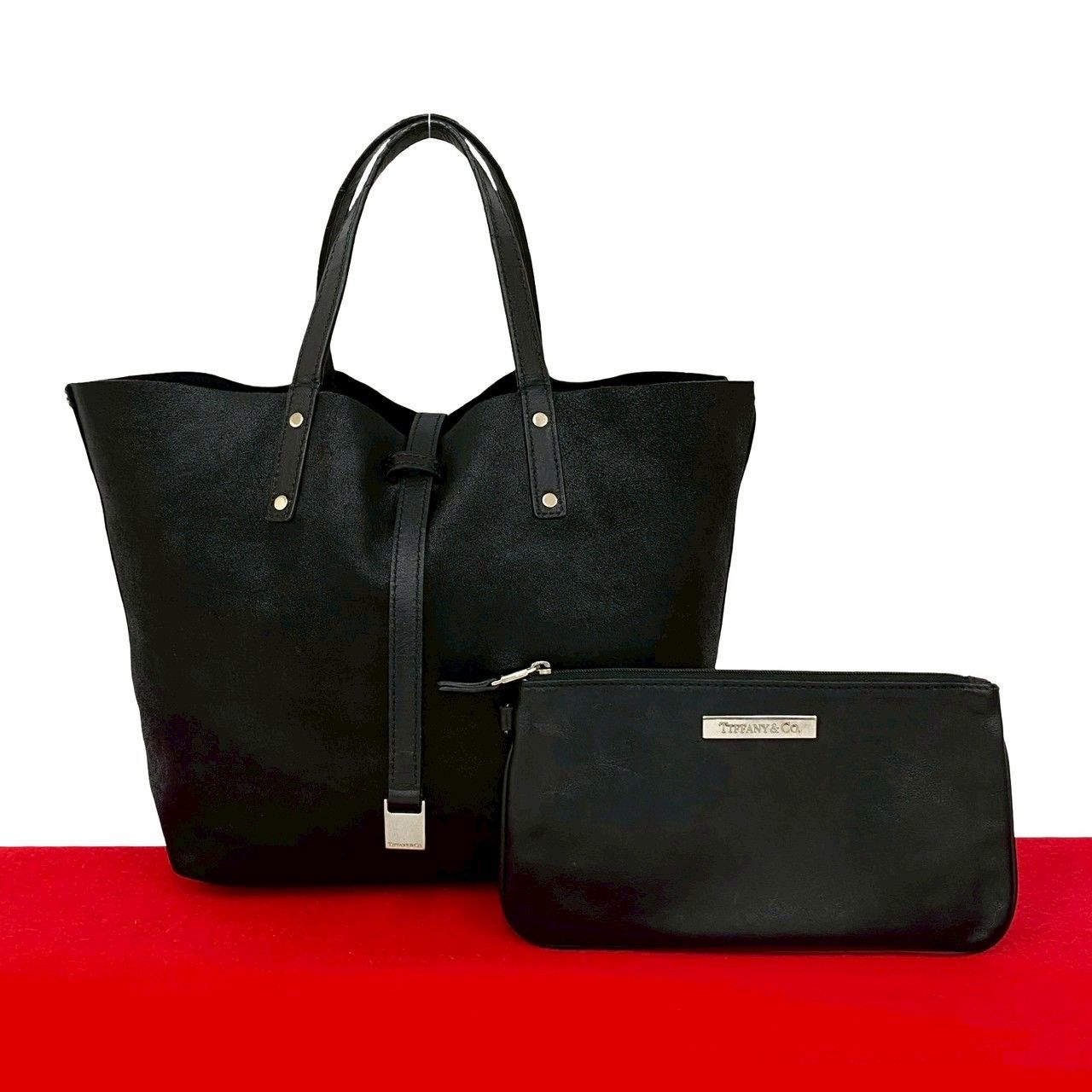 ケンティー様*Tiffany & Co. ブラックレザートートバッグ ティファニー、レザーコレクション「リターン トゥ ティファニー