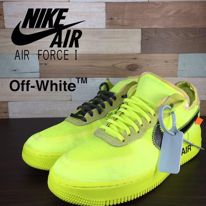 NIKE × OFF-WHITE AIR FORCE 1 LOW オフホワイト × ナイキ エア NIKE × OFF-WHITE AIR FORCE 1 LOW オフホワイト × ナイキ エア