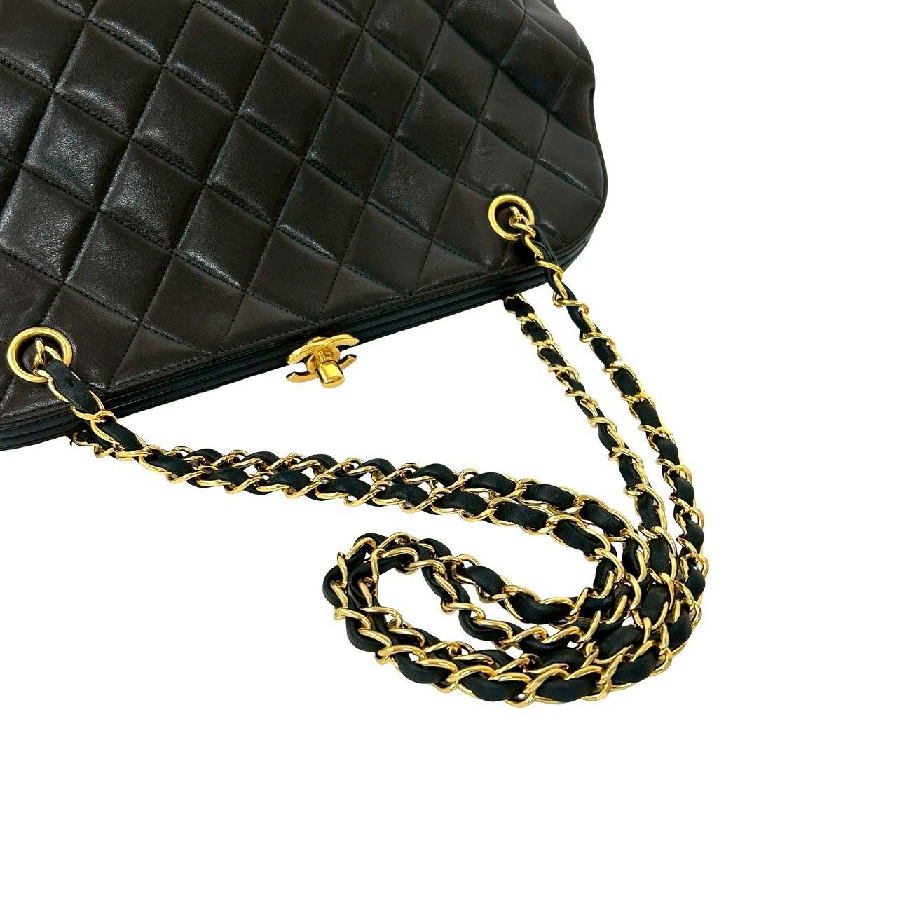 極 美品 シール有 4番台 CHANEL シャネル マトラッセ ココ レザー 本革