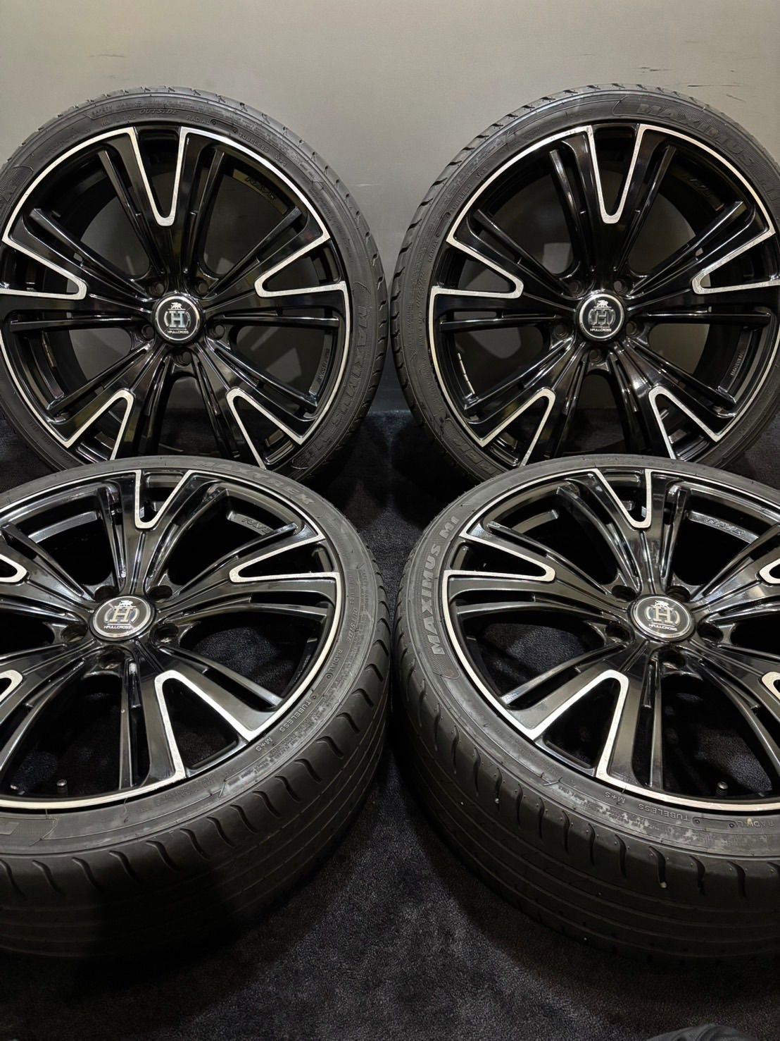 235 35 ZR 19 MAXTREK MAXIMUS 21年 RAYS フルクロス 19インチ 8 J 45 114 3 5 H 夏タイヤ 4本 クラウン マークX ノア ヴォクシー 南4 L 72