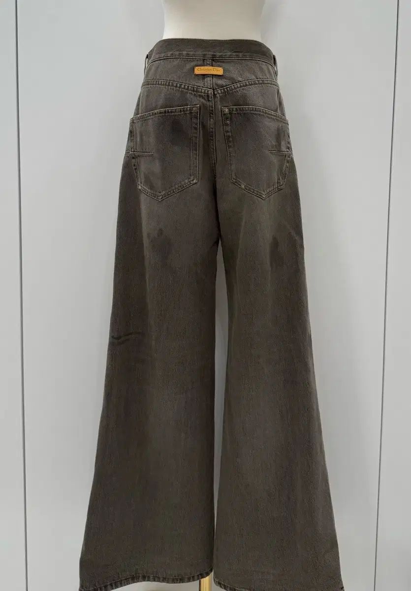 Dior ディオール フ グレー ジーン ワイド パンツ 34