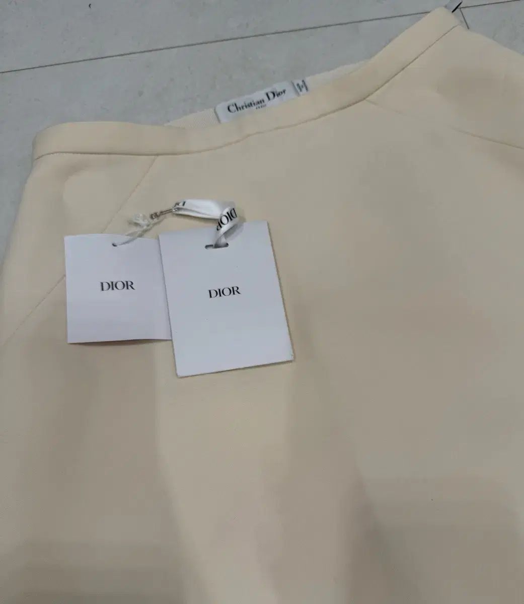  DIOR ディオール ウールシルク フ ロング丈スカート 38 その他 ロングスカート