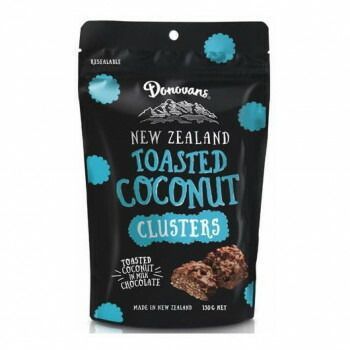 チョコです。 ドノバンズ トーステッドココナッツクラスターズチョコ 150g 8個セット