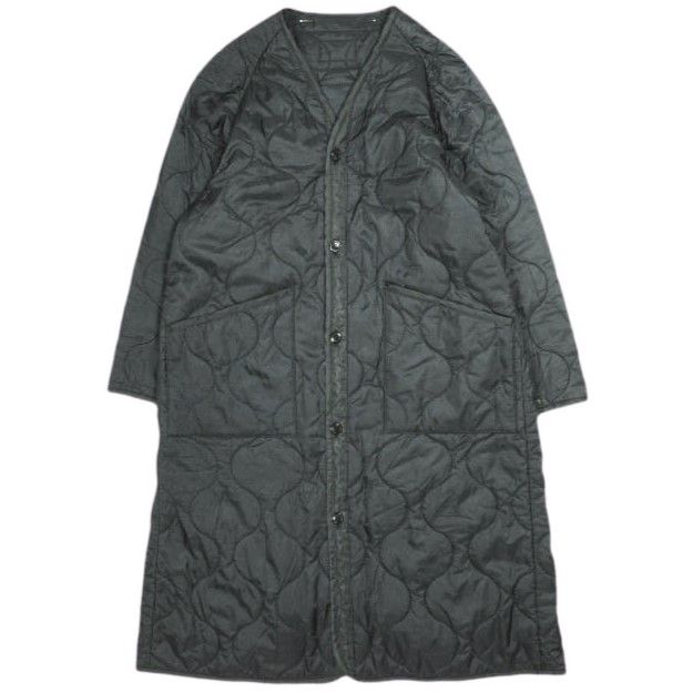 HYKE ハイク 20 AW QUILTED LINER COAT キルティングライナーコート 202-17242 1 BLACK ミリタリー アウター g 23922