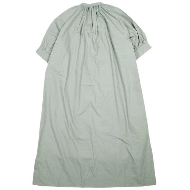 YLEVE イレーヴ COTTON WEATHER PEASANT OP コットンウェザーぺザントワンピース 168-3155041 0 グレー ドレス トップス g 24492