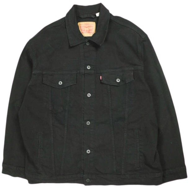 Levi s リーバイス BIG TRUCKER JACKET BLACK DENIM 3 rd型 オーバーサイズ デニムジャケット 07158 0020 2 XL ブラック Gジャン ビッグ トラッカージャケット the Apartment アウター
