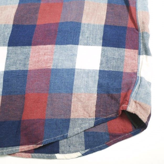 RRL ダブルアールエル LEE WORKSHIRT インディゴチェックコットン