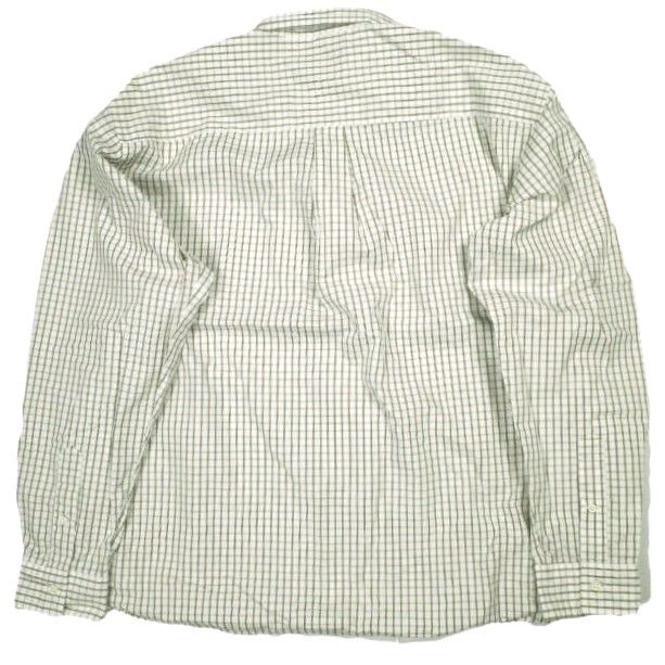 SSZ エスエスズィー 25AW W/ATN SHIRTS ルーズネックチェックシャツ 11-11-1329-139 M CHECK LOOSE NECK SHIRT 長袖 BEAMS トップス【中古】【SSZ】 SSZ エスエスズィー 25AW W/ATN SHIRTS ルーズネックチェックシャツ 11