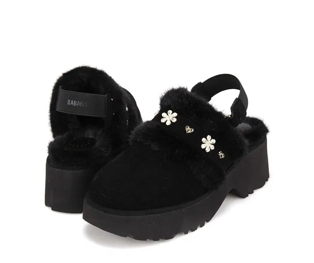BABARA ファー スリングバック