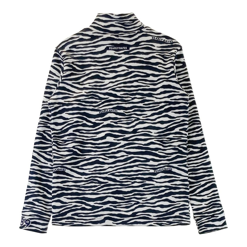 サイズ：1 PEARLY GATES パーリーゲイツ 長袖ハイネックTシャツ 総柄
