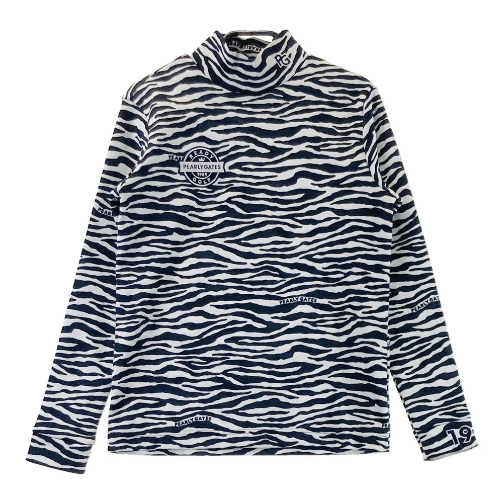 サイズ：1 PEARLY GATES パーリーゲイツ 長袖ハイネックTシャツ 総柄