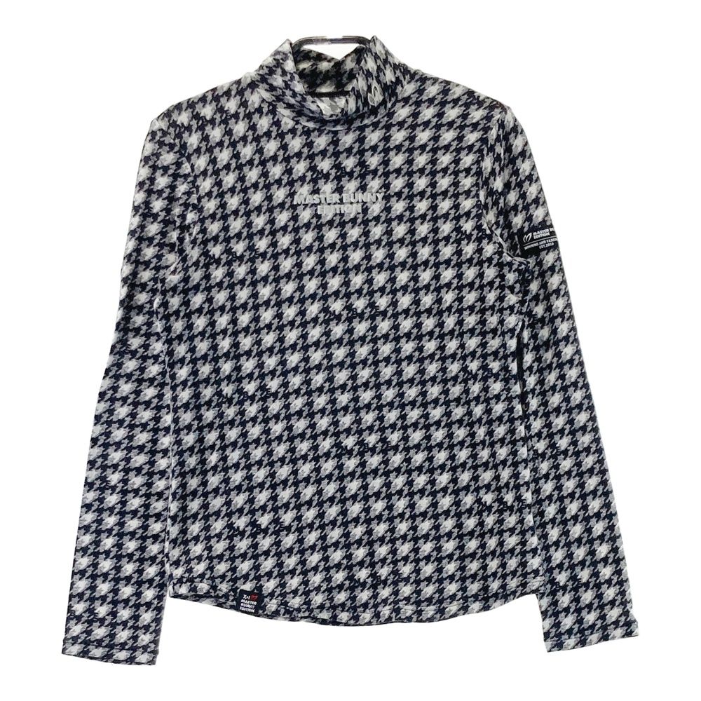 MASTER BUNNY ブラック チェック　セーター ゴルフ　長袖 サイズ：1 MASTER BUNNY EDITION マスターバニーエディション 長袖