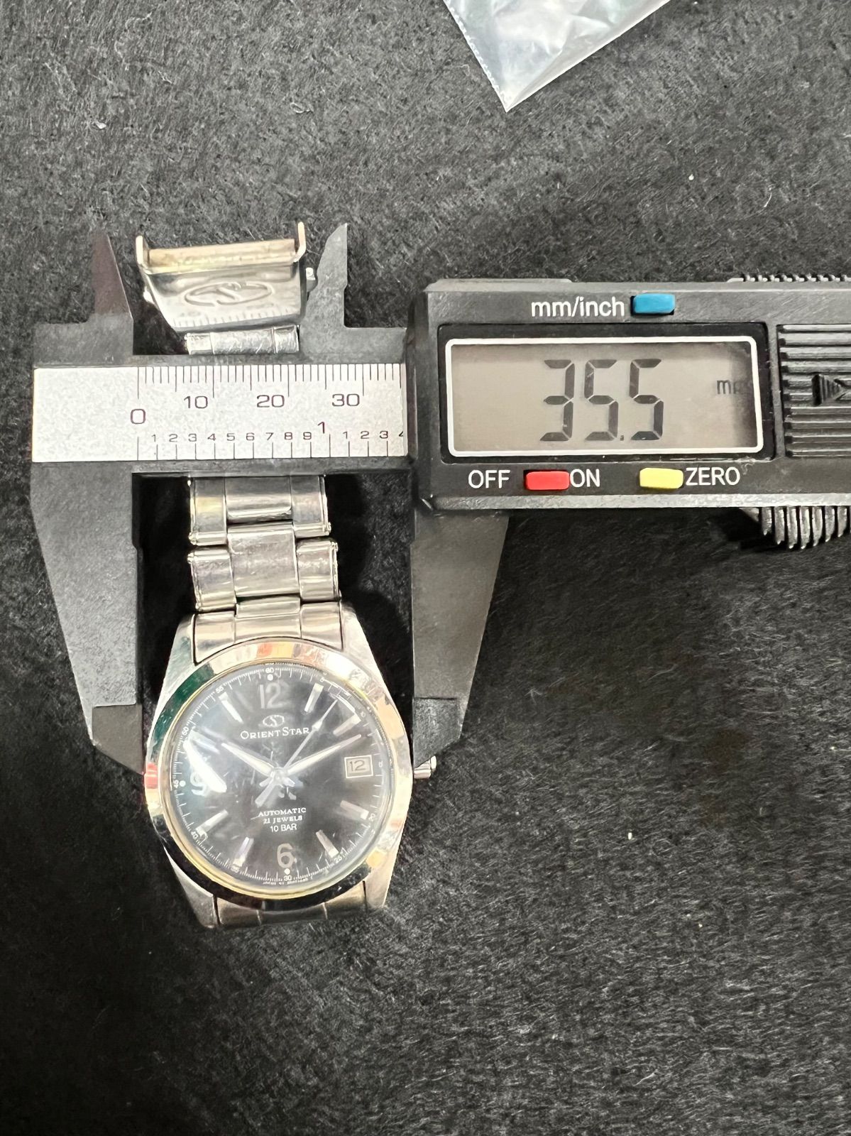 ORIENT腕時計 自動巻き 文字盤ブラック 稼働品 ORIENT STAR