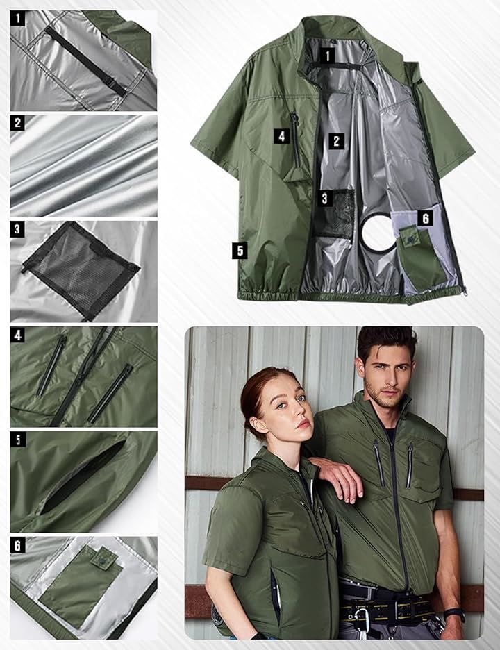 AFXBoots ファン付きベスト 36V業界超高出力 26800mAh 156L/S ファン