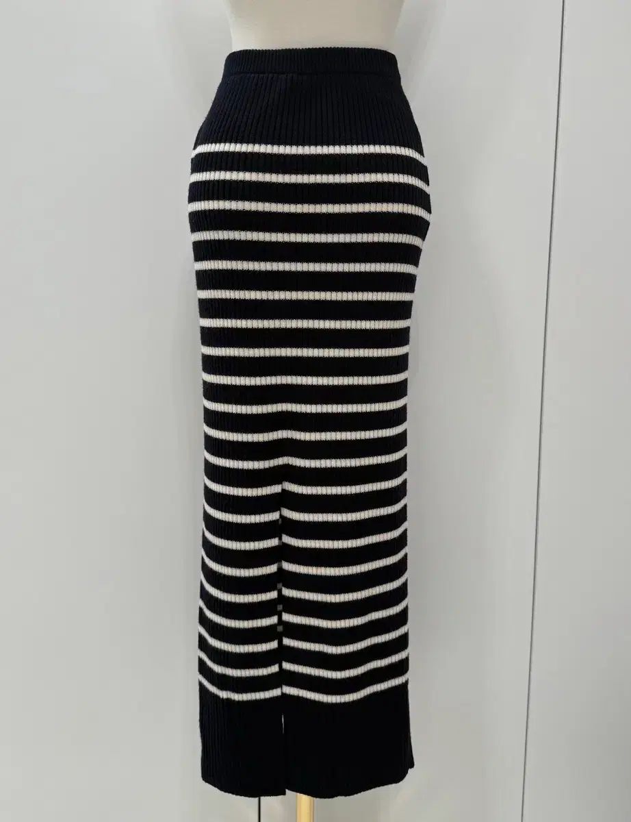 Dior ディオール ストライプ ニット ロング丈スカート 34