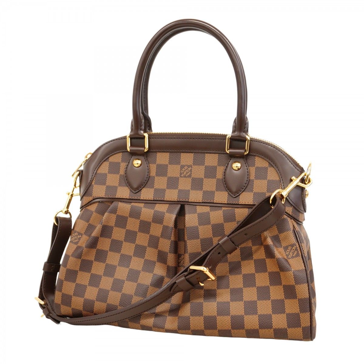 ★SALE【5oe6261】ルイヴィトン ハンドバッグ ダミエ トレヴィPM N51997 エベヌ 2wayバッグ【中古】レディース ☆SALE【5oe6261】ルイヴィトン ハンドバッグ ダミエ トレヴィPM