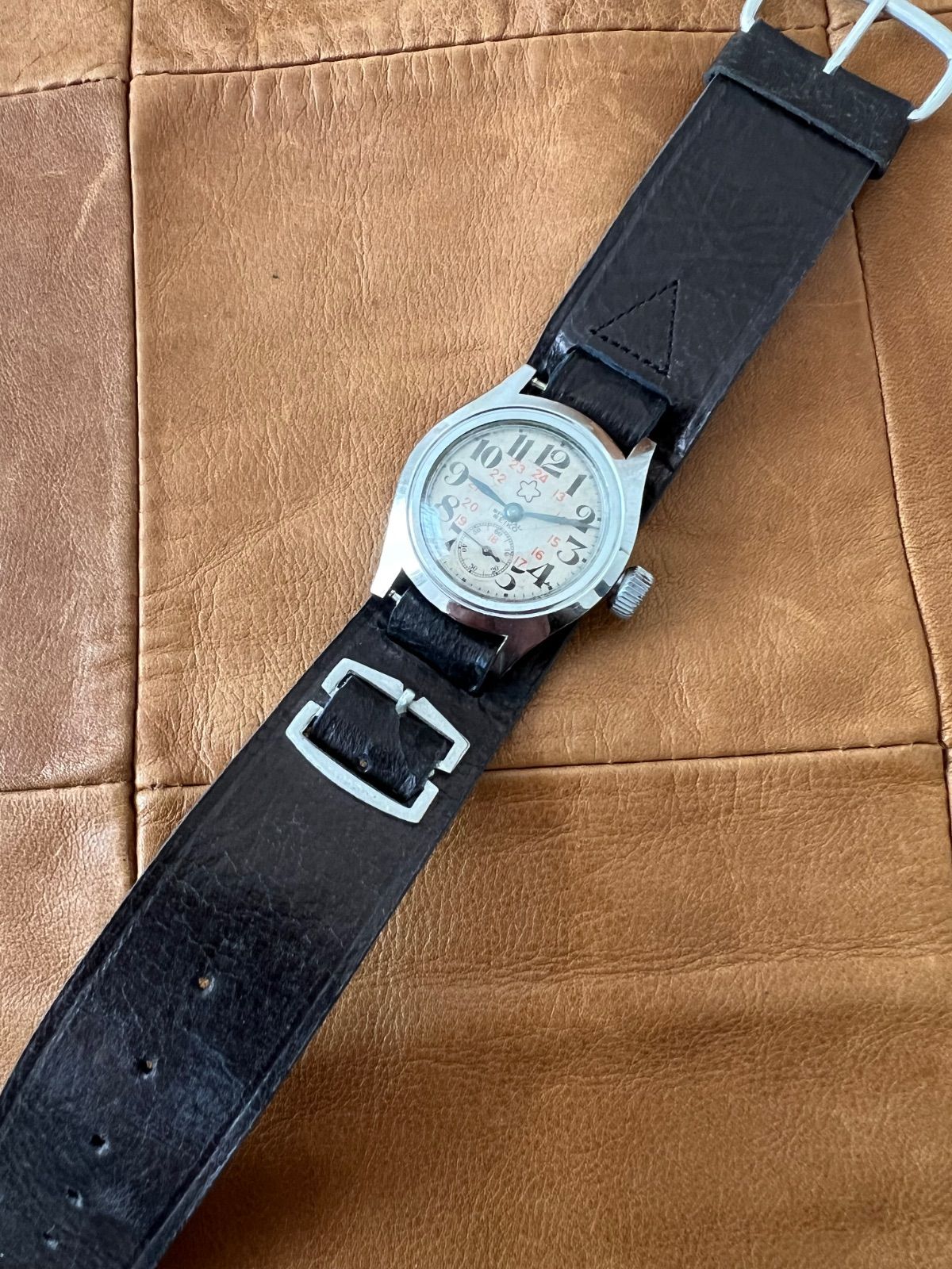 セイコー 精工舎 警察予備隊 桜マーク 軍用 防塵時計 手巻き アンティーク時計