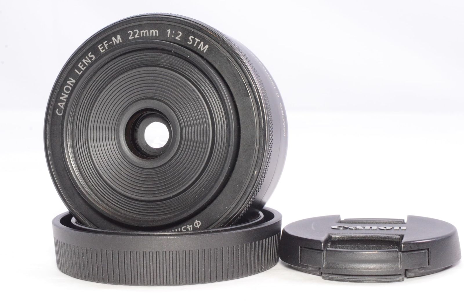 レンズフィルターつき Canon キャノン EF M 22 mm STM 単焦点広角レンズ
