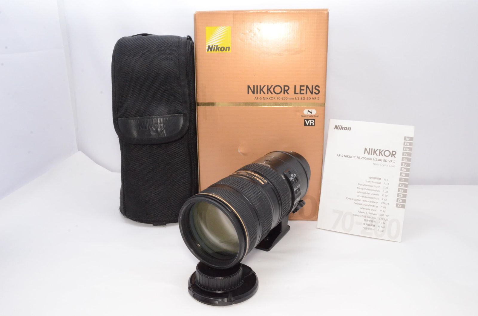 元箱、レンズケース付き良品】Nikon ニコン AF-S NIKKOR 70-200mm f