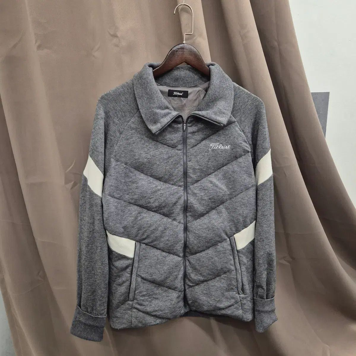 タイトリスト ウールブレンド ニットスタイル グース アウター L