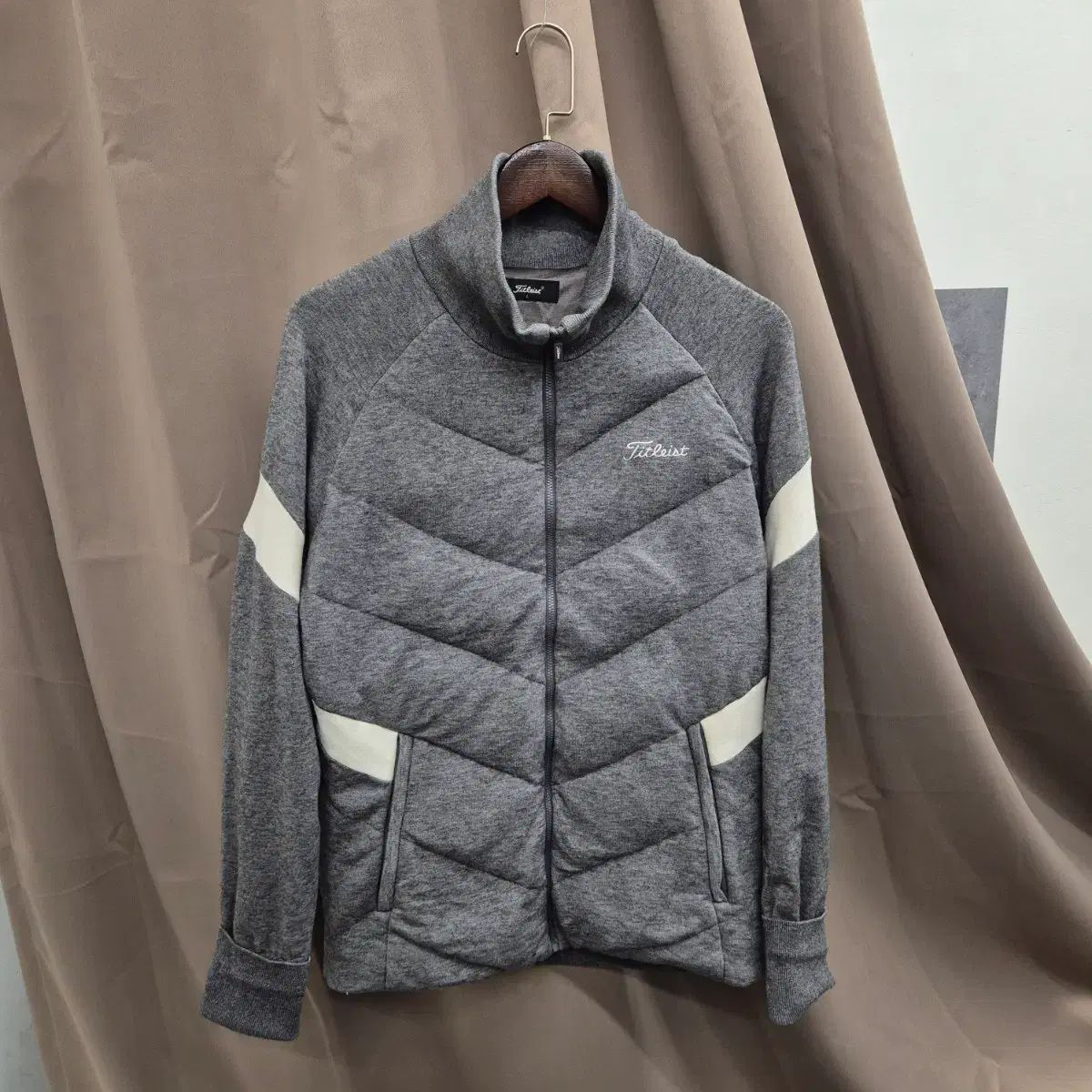 タイトリスト ウールブレンド ニットスタイル グース アウター L