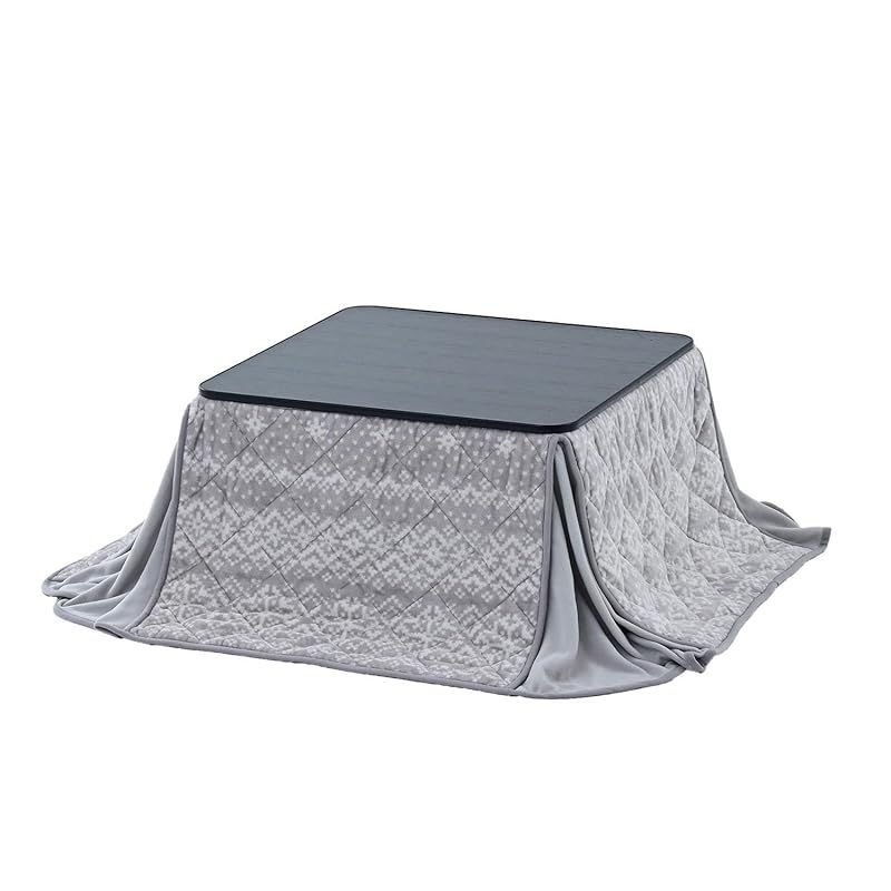 即納：[山善] カジュアル こたつ テーブル 幅70×70cm 正方形 専用布団