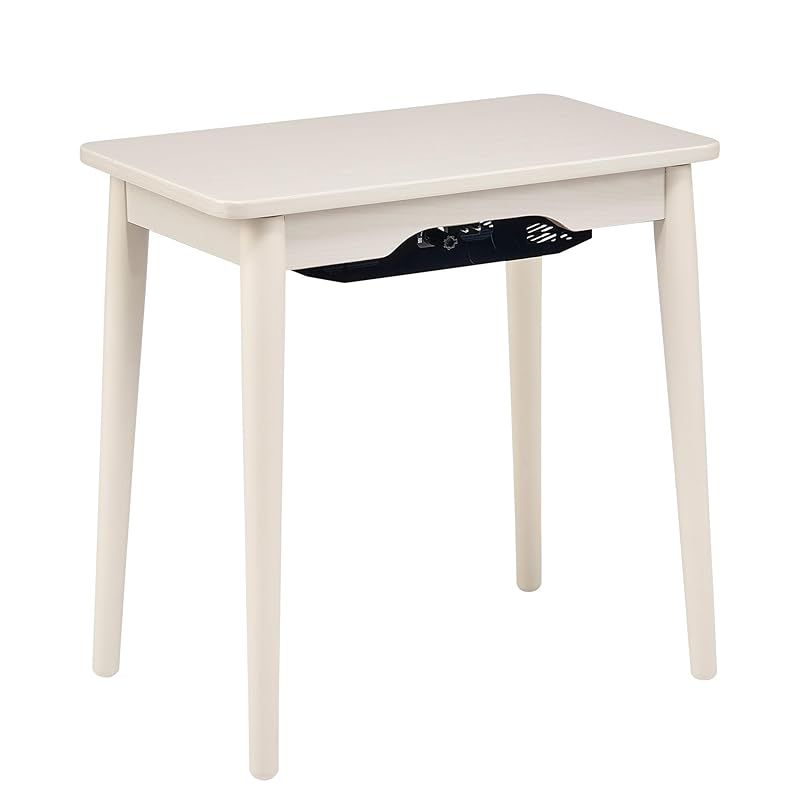 ユアサプライムス こたつテーブル ラテ530 F BR 50 30 cm 一人用こたつ 長方形 おしゃれ ミニ ホワイトウォッシュ