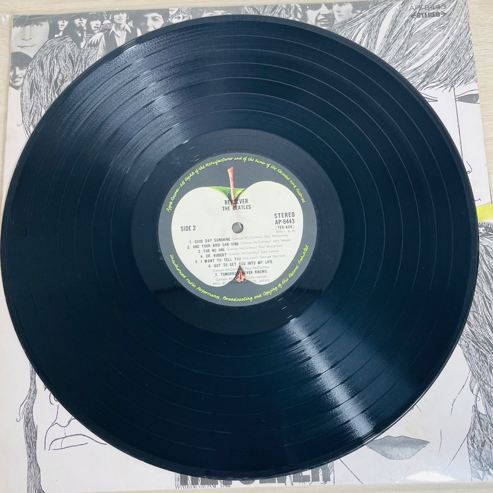 LPレコード】THE BEATLES / Revolver（AP-8443）Apple盤 国内盤