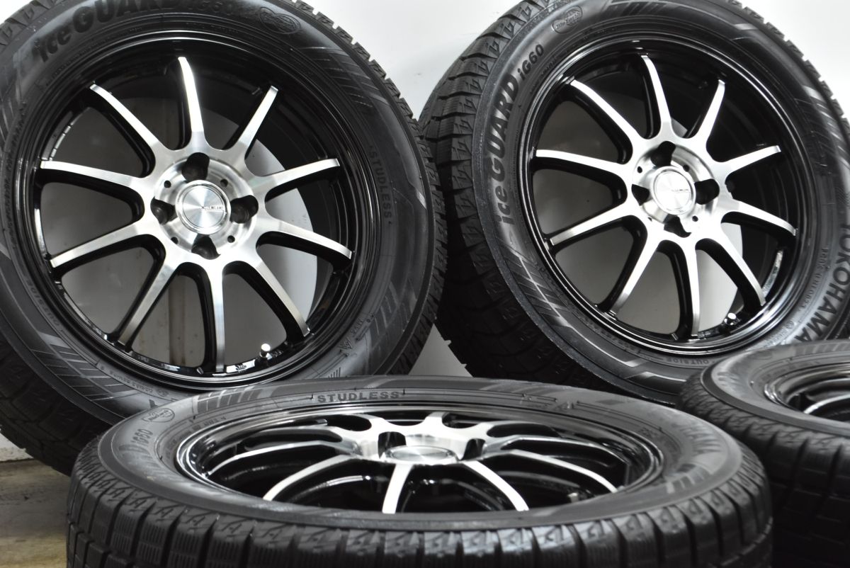 製 バリ溝 INTER MILANO 16 in 6 J 43 PCD 100 ヨコハマ iG 60 205 55 R オーラ ニスモ 外し ノート キューブ MAZDA 2 マツダ2