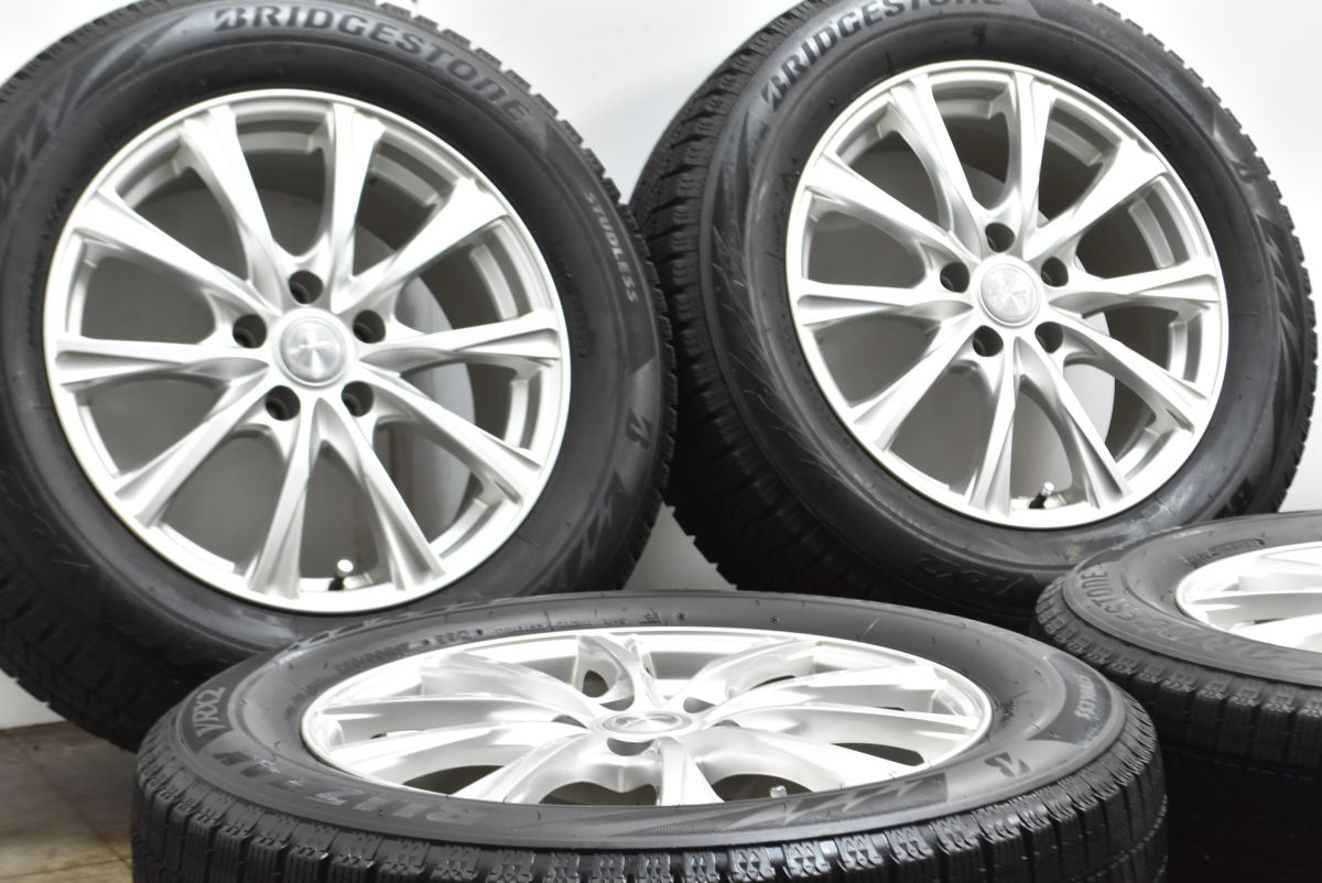 バリ溝 WEDS JOKER 17 in 7 J 40 PCD 114 3 ブリヂストン ブリザック VRX 2 225 60 R SK フォレスター 30系 アルファード ヴェルファイア