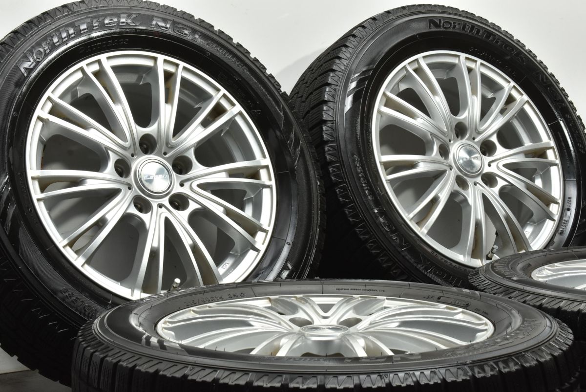 CX 3 オデッセイ などに LEBEN 16 in 6 5 J 50 PCD 114 ノーストレック N i 215 60 R ヴェゼル カムリ C HR エスティマ 交換用 可