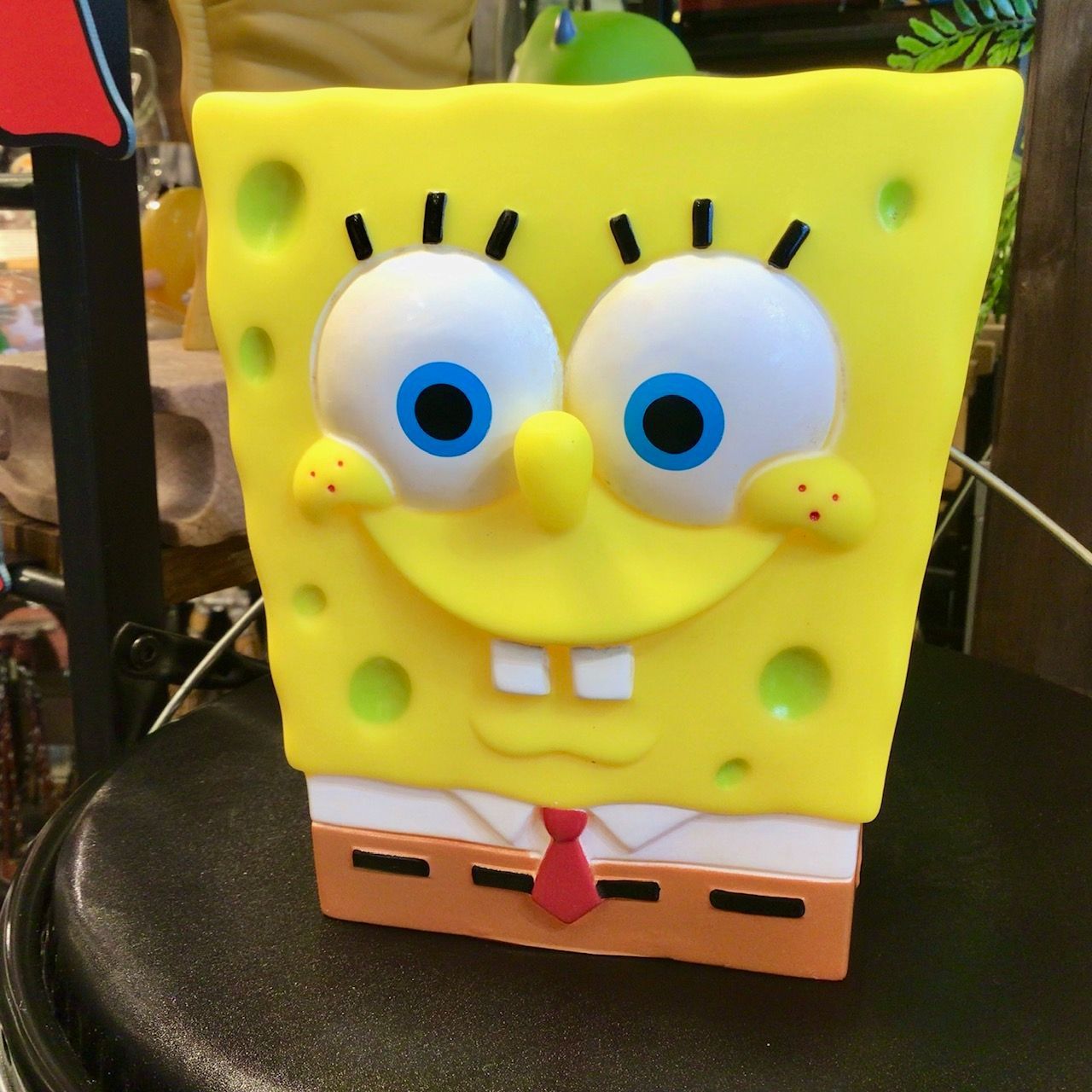 新品 スポンジボブ バンク 貯金箱 フィギュア アメリカン雑貨