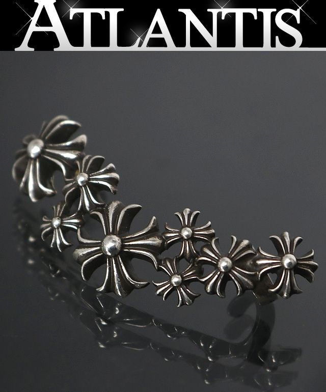 CHROME HEARTS 銀座店 クロムハーツ CHプラス クリンバー ピアス メンズ シルバー SV925 101500