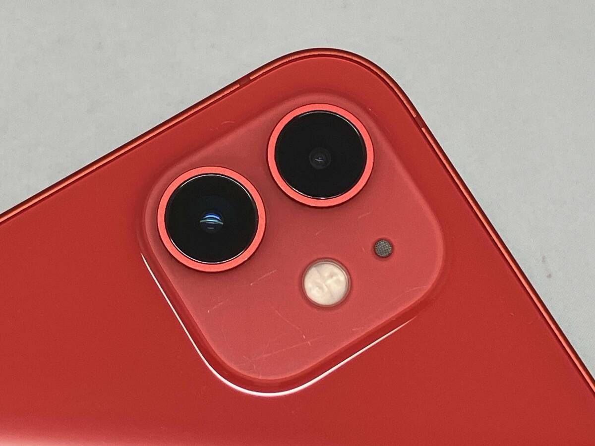 iPhone12 128GB レッド SIMロックなし 利用制限◯ 初期化済み APPLE 【お得セットCランク中古品】 SIMロック解除済 SIMフリー iPhone