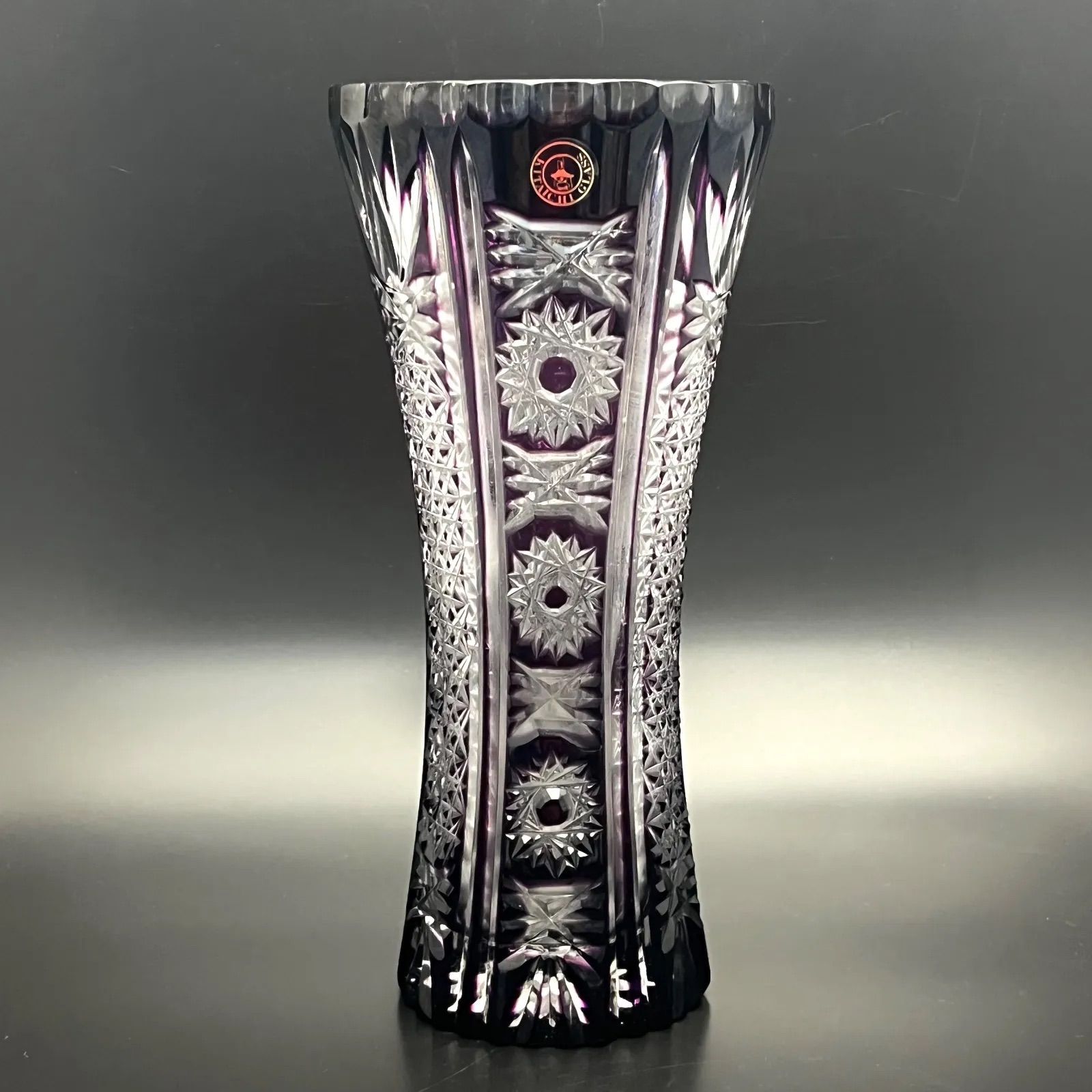 ◼︎美品◼︎【北一硝子】花瓶 フラワーベース クリスタルハンドカット