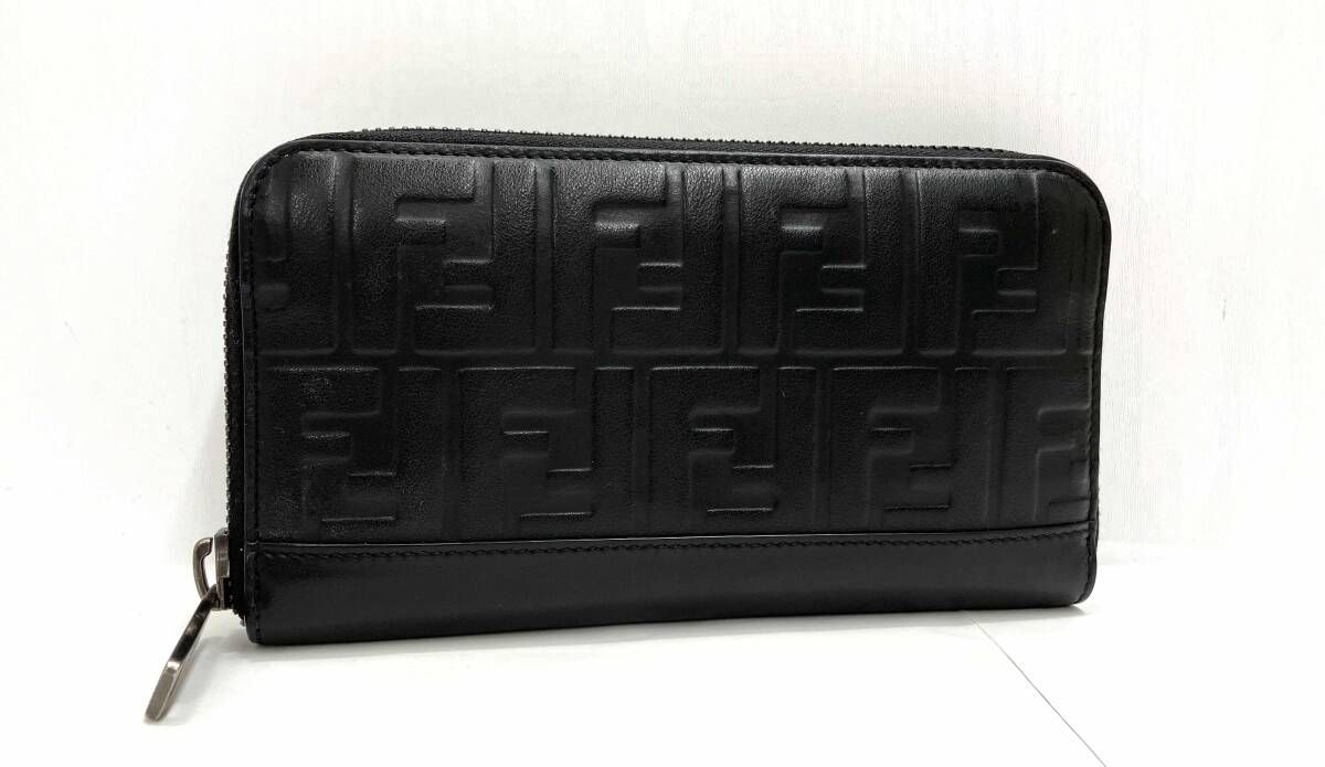 FENDI フェンディ ラウンドファスナー 長財布 7M0210-A18A