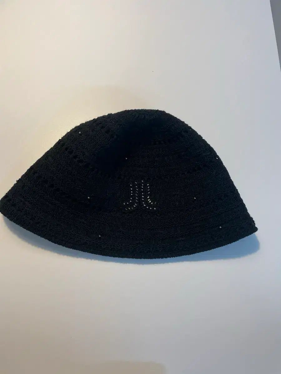 LANVIN バケットハット ニット 帽子 ブラック