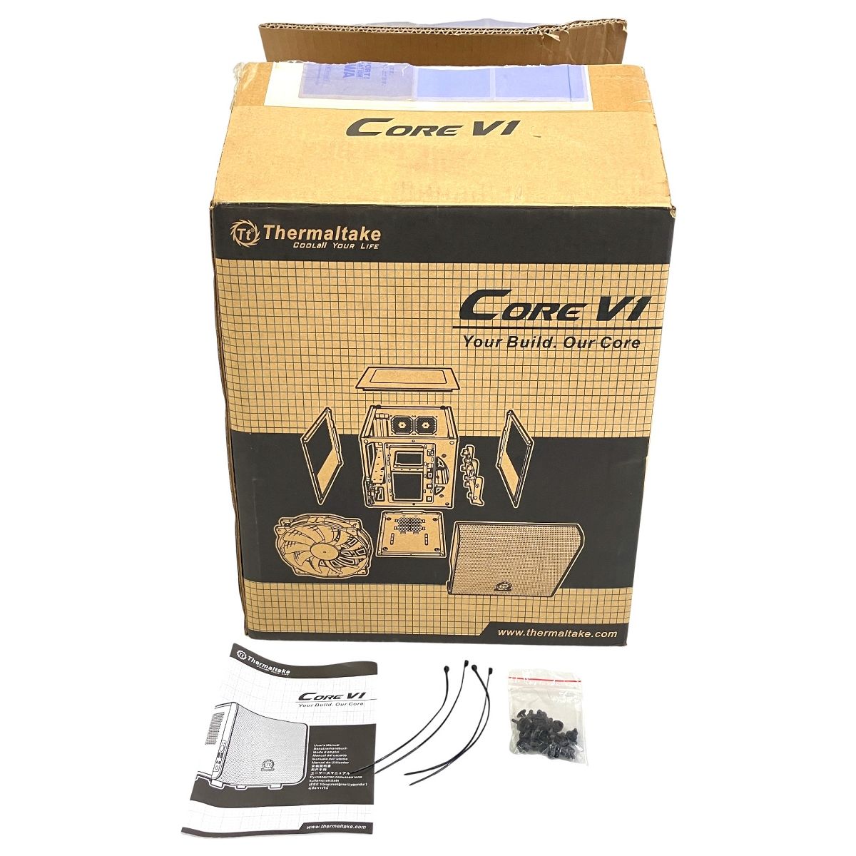 Thermaltake Core V 1 PCケース キューブ型 PCパーツ サーマルテイク