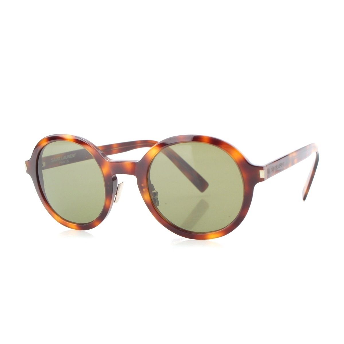 サンローラン ロゴ サングラス アイウェア ブラウン 48 25‐145