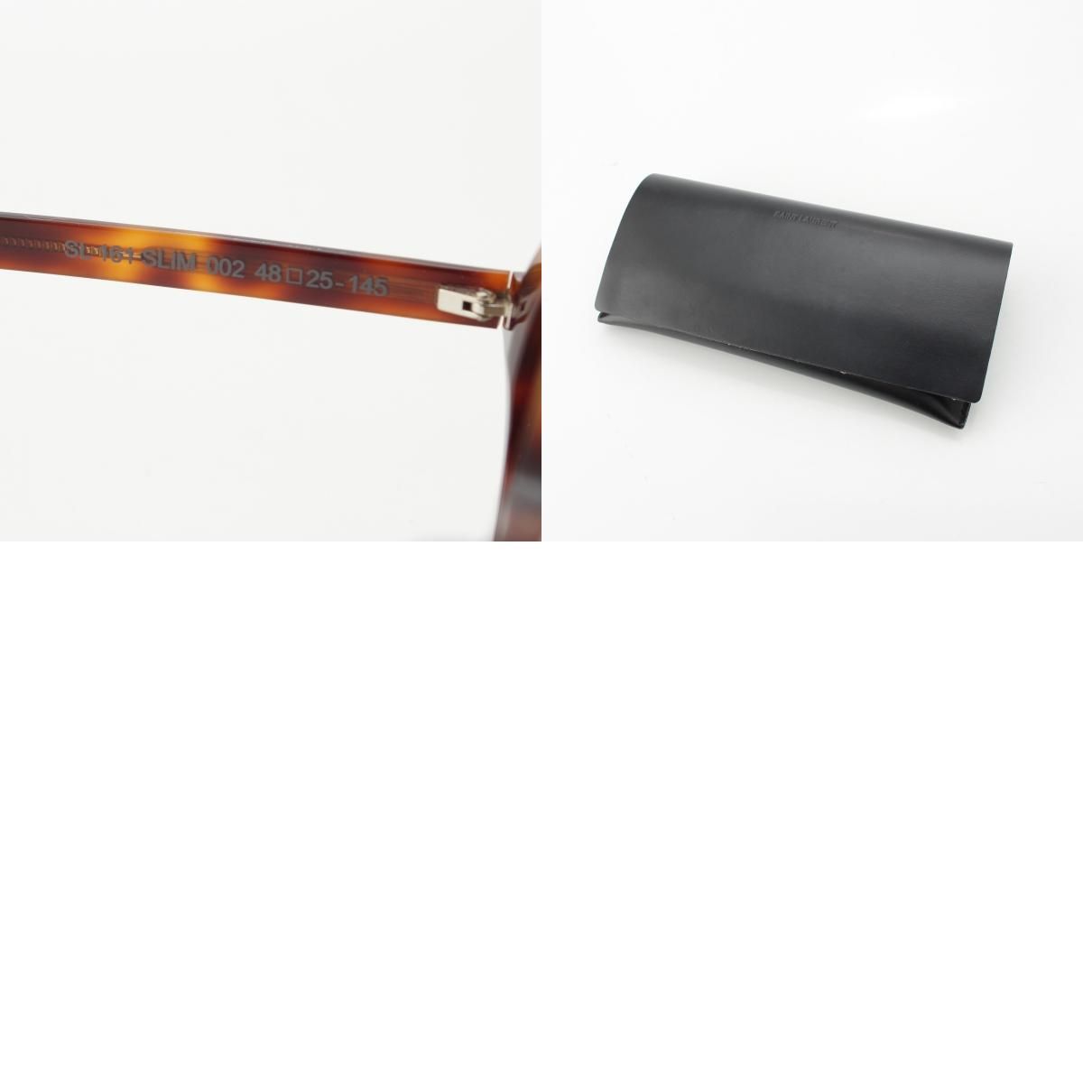  サンローラン ロゴ サングラス アイウェア ブラウン 48 25‐145 サングラス 小物