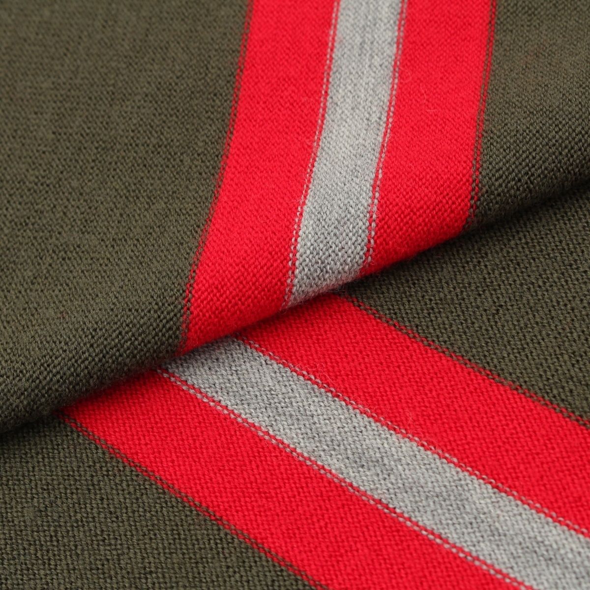 コムデギャルソンHOMME 縮絨ウールマフラー ミリタリカーキ COMME des