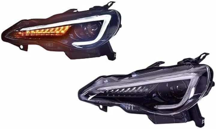 トヨタ86 スバルBRZ ヘッドライトシーケンシャルウィンカー 左右セット 2012 2021 ホワイト＆アンバー