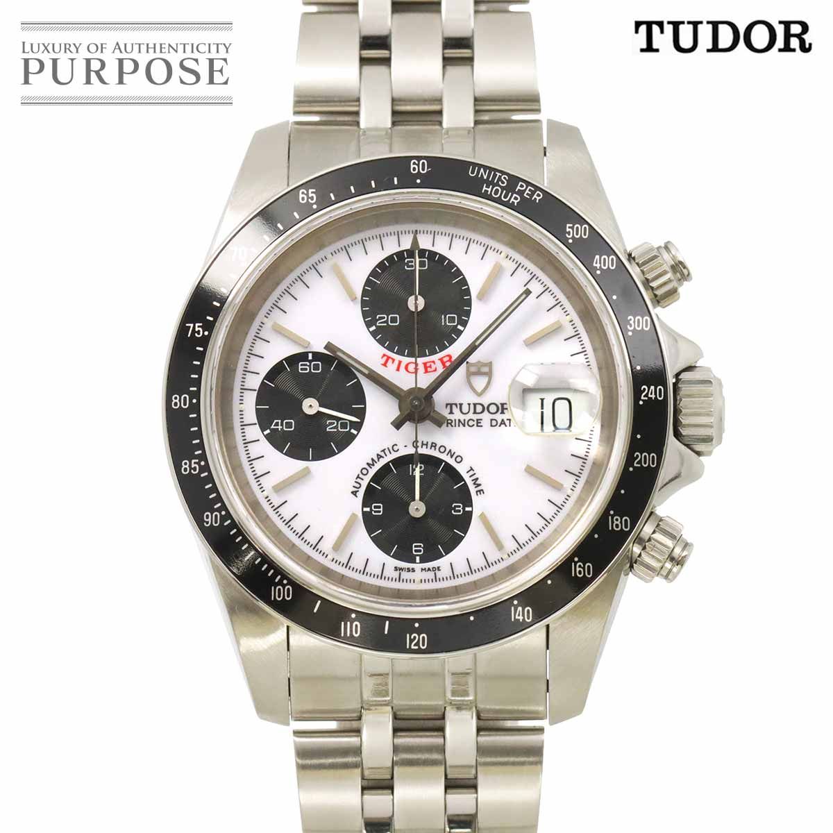 チューダー チュードル TUDOR クロノタイム 79260 メンズ 腕時計 デイト ホワイト オートマ 自動巻き ウォッチ Chrono time